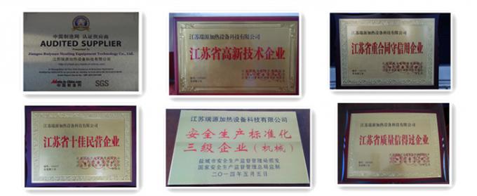 industrielle elektrische horizontale thermische Heißölheizung für ruiyuian Zertifikate Jiangsus der chemischen Industrie