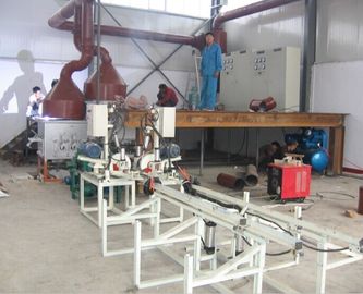 500KG kombinierte industrielle Schmelzofen 55kw für kupfernes Stangencastingsystem