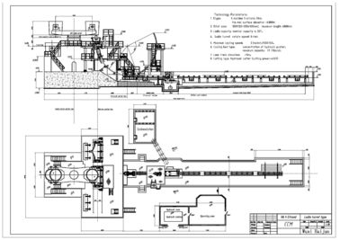 Abkühlende Billet-SekundärGießanlage, ISO-Platten-Gießmaschine Strang R6M 1