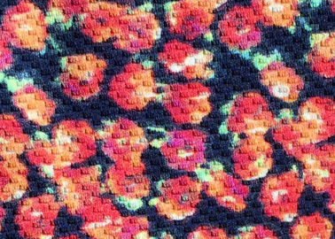 Zeitgenössisches Blumenviskose-Gewebe für Filz/Kissen/Sportkleidung